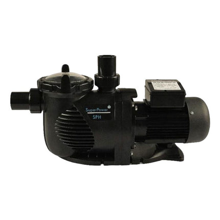 EMAUX SuperPower 1HP single speed pool pump for residential and commercial pools, high-performance water circulation and filtration